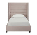 Blush Velvet Bed Twin X28881