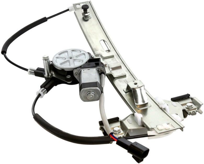 Rear Right Side Power Window Regulator with Motor Compatible with 2004-2008 Pontiac Grand Prix Sedan 4-Door Pack of 2 H7348