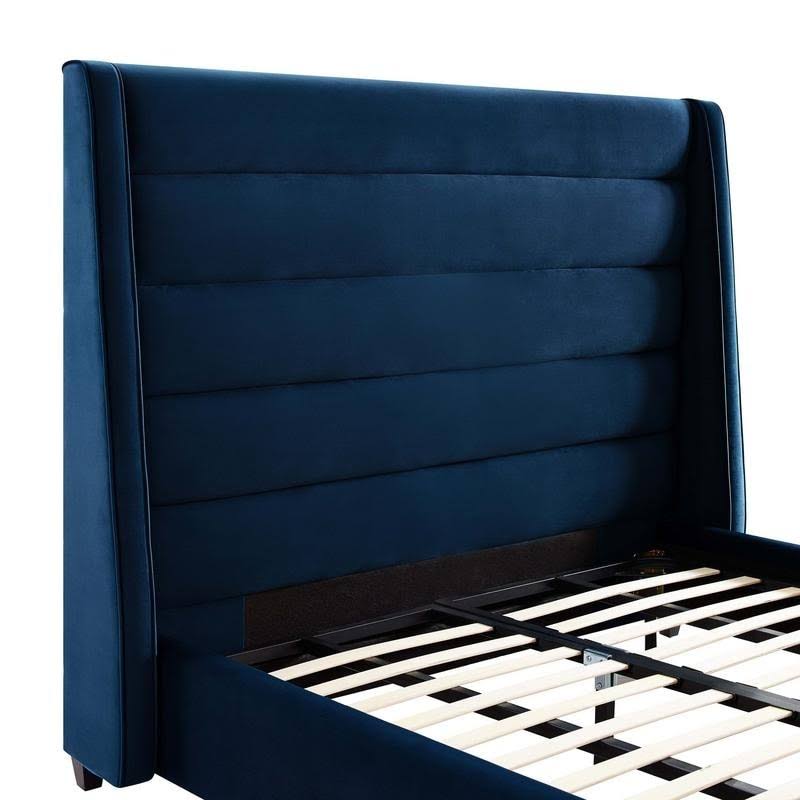 Blush Velvet Bed Twin X28881
