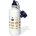 White Sports Water Bottle 21oz F825