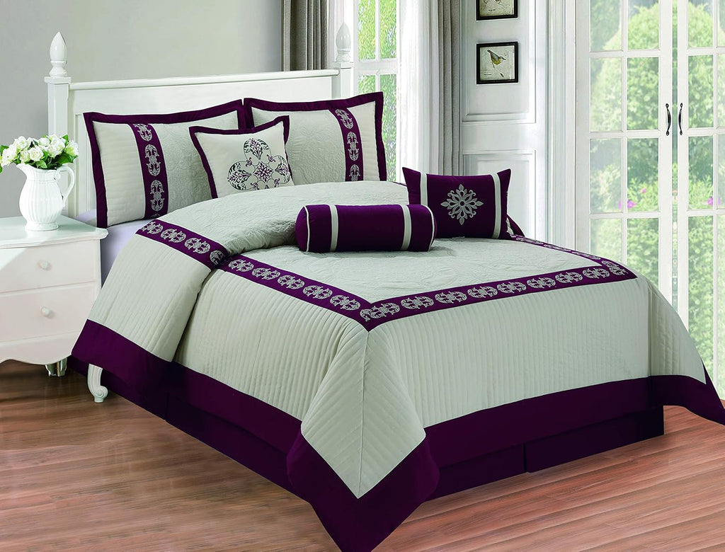 4 Piece Curtain Set with Attached Sheer Backing D613