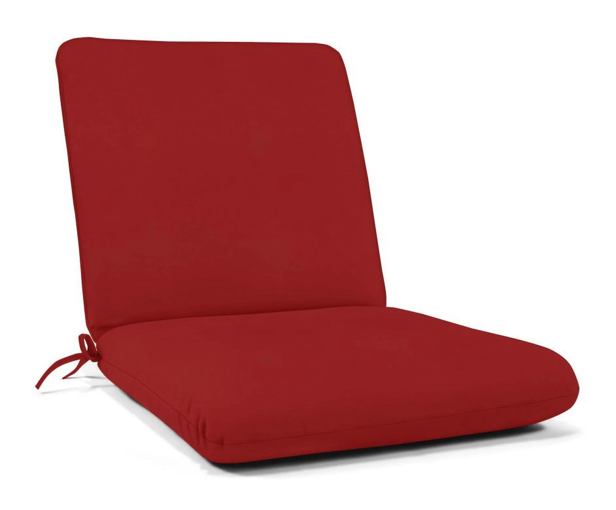 Jockey Red Hinged Chair Cushion 44 x 22 in. N807966