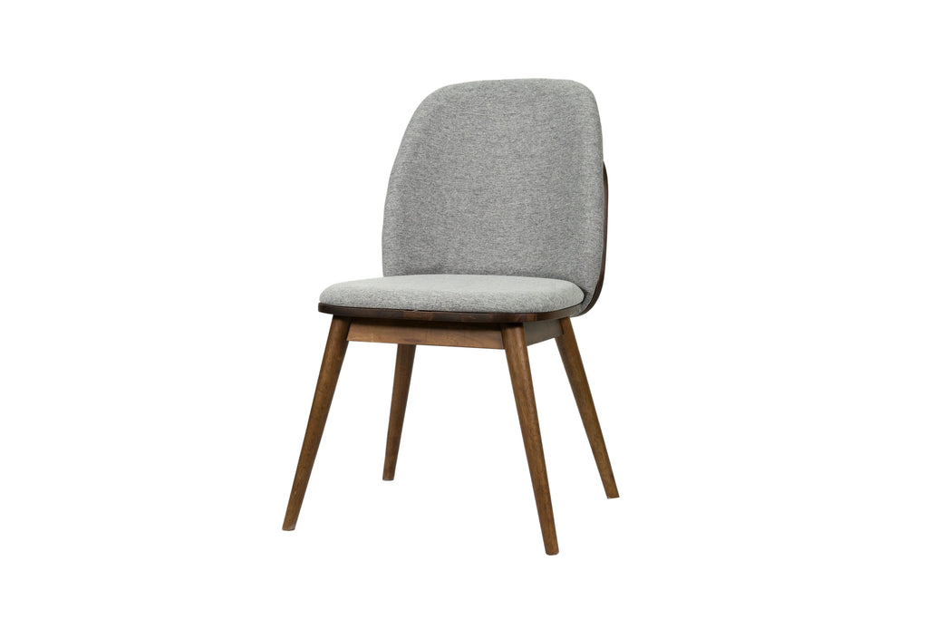 Mid Century Modern Solid Wood Side Chairs (Set of 2) Q48806