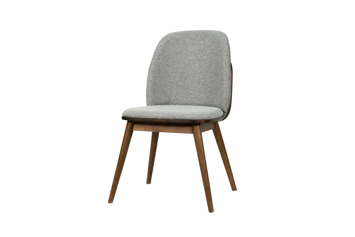 Mid Century Modern Solid Wood Side Chairs (Set of 2) Q48806