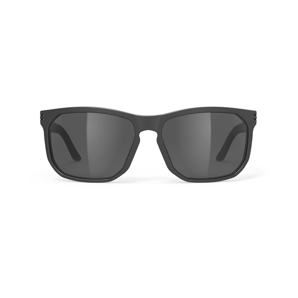 Black Matte Eyewear with Polar Grey Laser Lenses Y6937