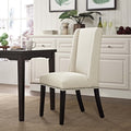 Beige Fabric Dining Chair D400317