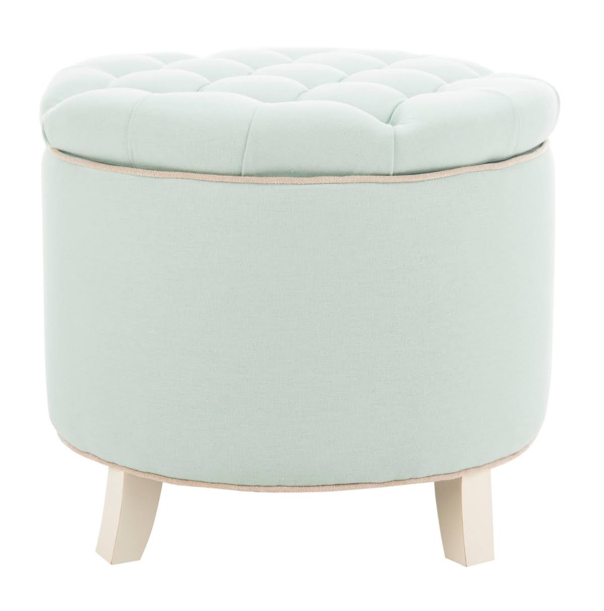 Tangerine Tufted Storage Ottoman Z197801