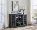 Mahogany Bar Cabinet with Two Wire Mesh Doors O5172