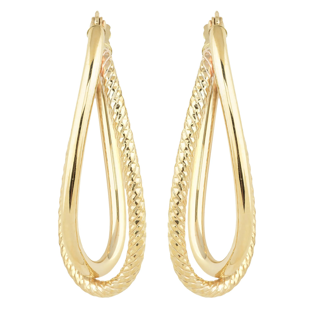 Oval Hoop Earrings H463471