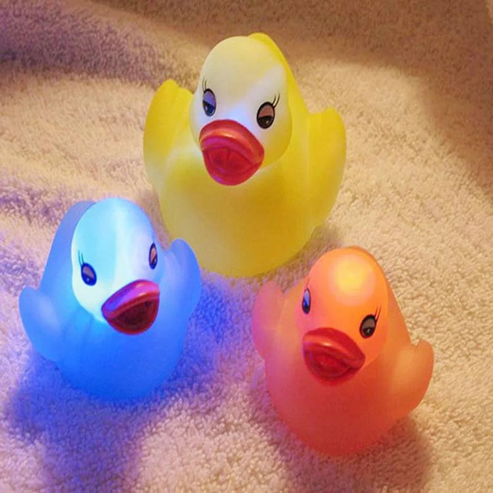 3Pcs Rubber Ducky Bath Toys K964