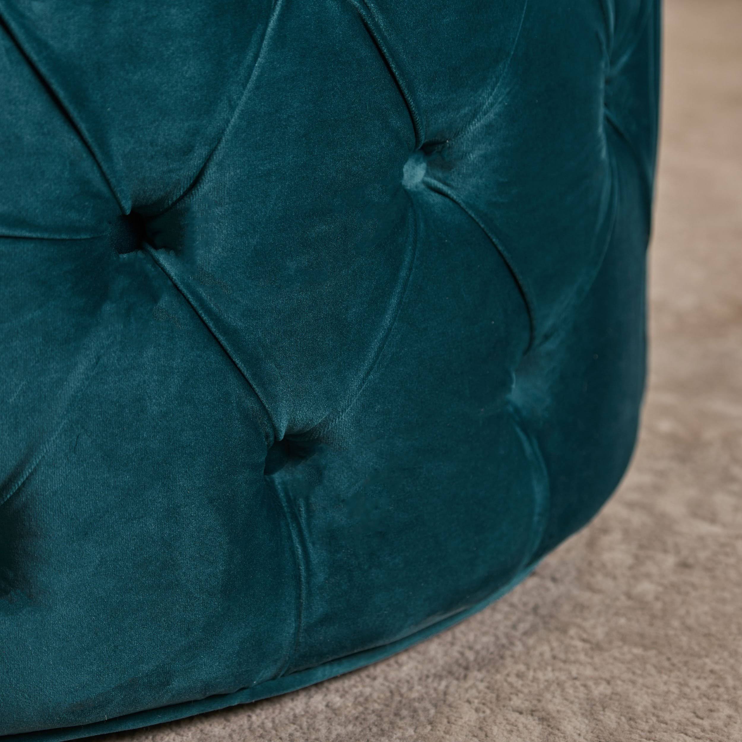 Purple Velvet Ottoman V292813