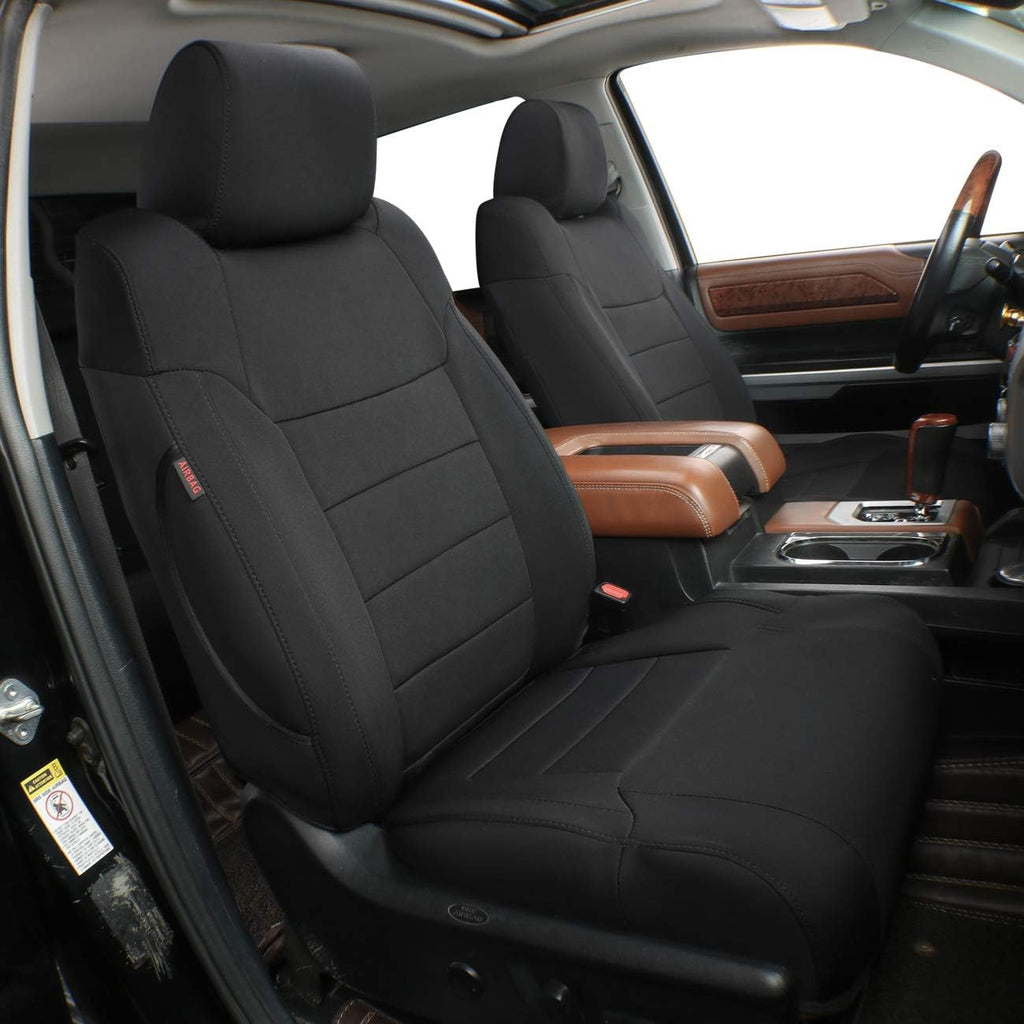 Black Neoprene Car Seat Covers S74722