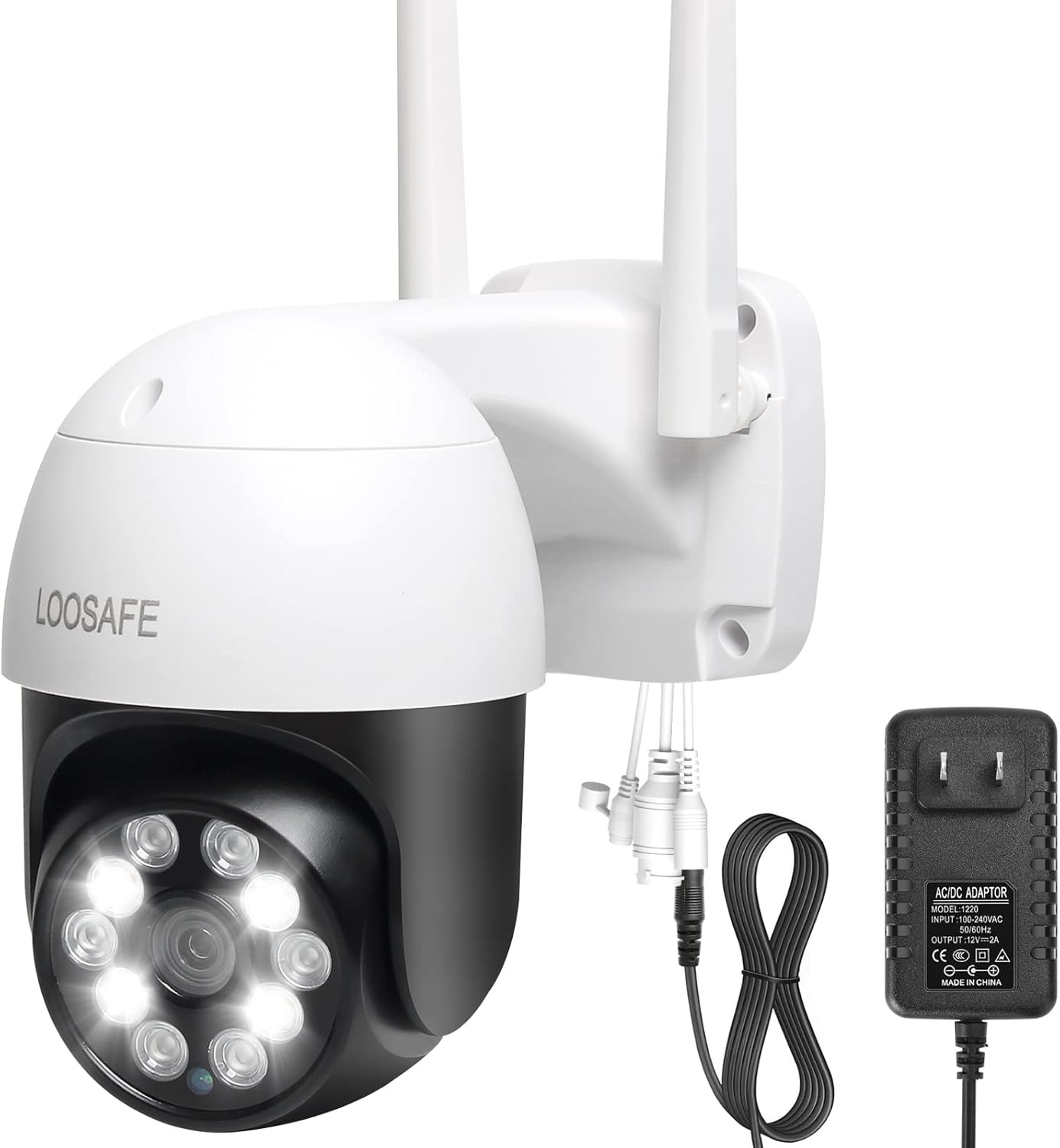4MP PTZ Wireless Security Camera Outdoor with Spotlights M1441