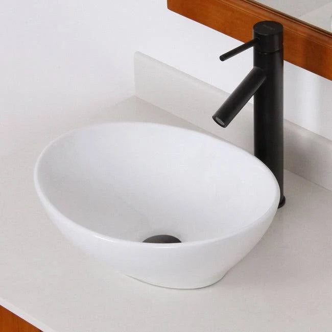 Oil Rubbed Bathroom Vessel Sink Faucet with Pop-Up Drain M6777
