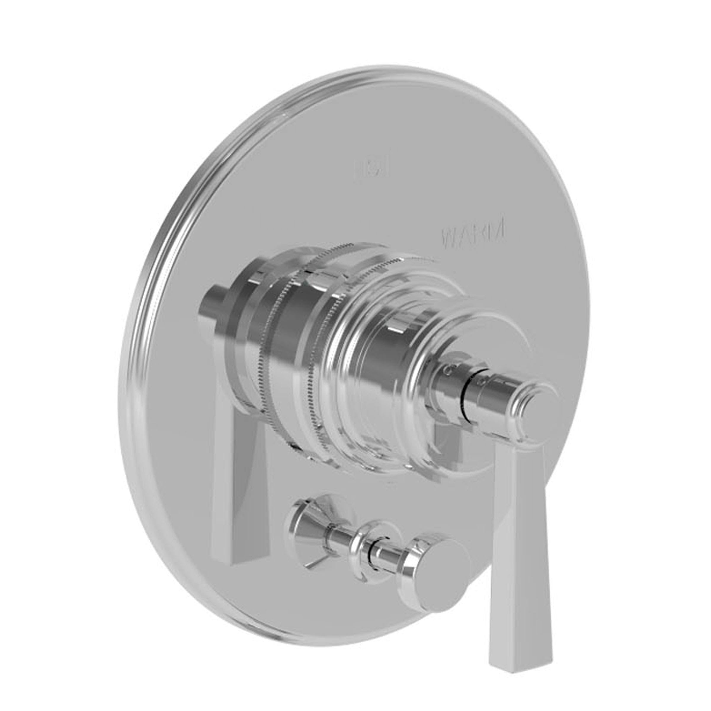 Aged Brass Tub & Shower Diverter Plate with Handle P922507