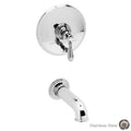 Stainless Steel Tub and Shower Trim Plate with Handle S153901