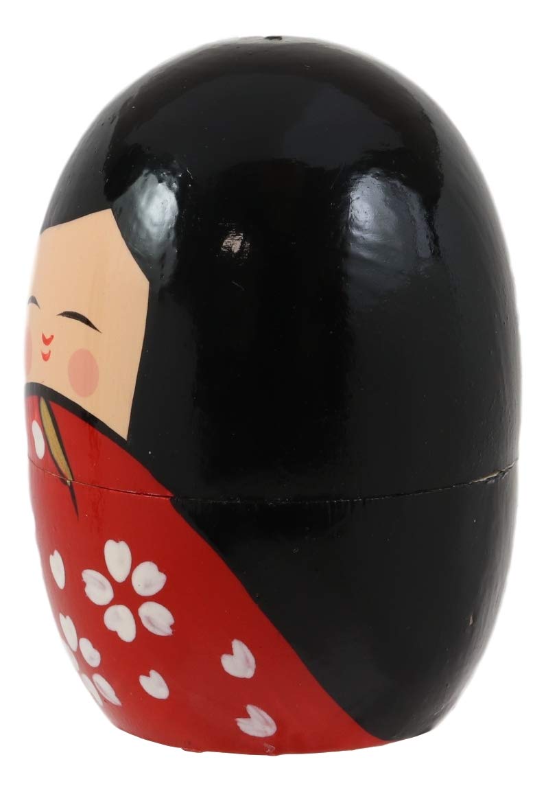 5 Piece Wooden Stacking Matryoshka Nesting Dolls Toy E826