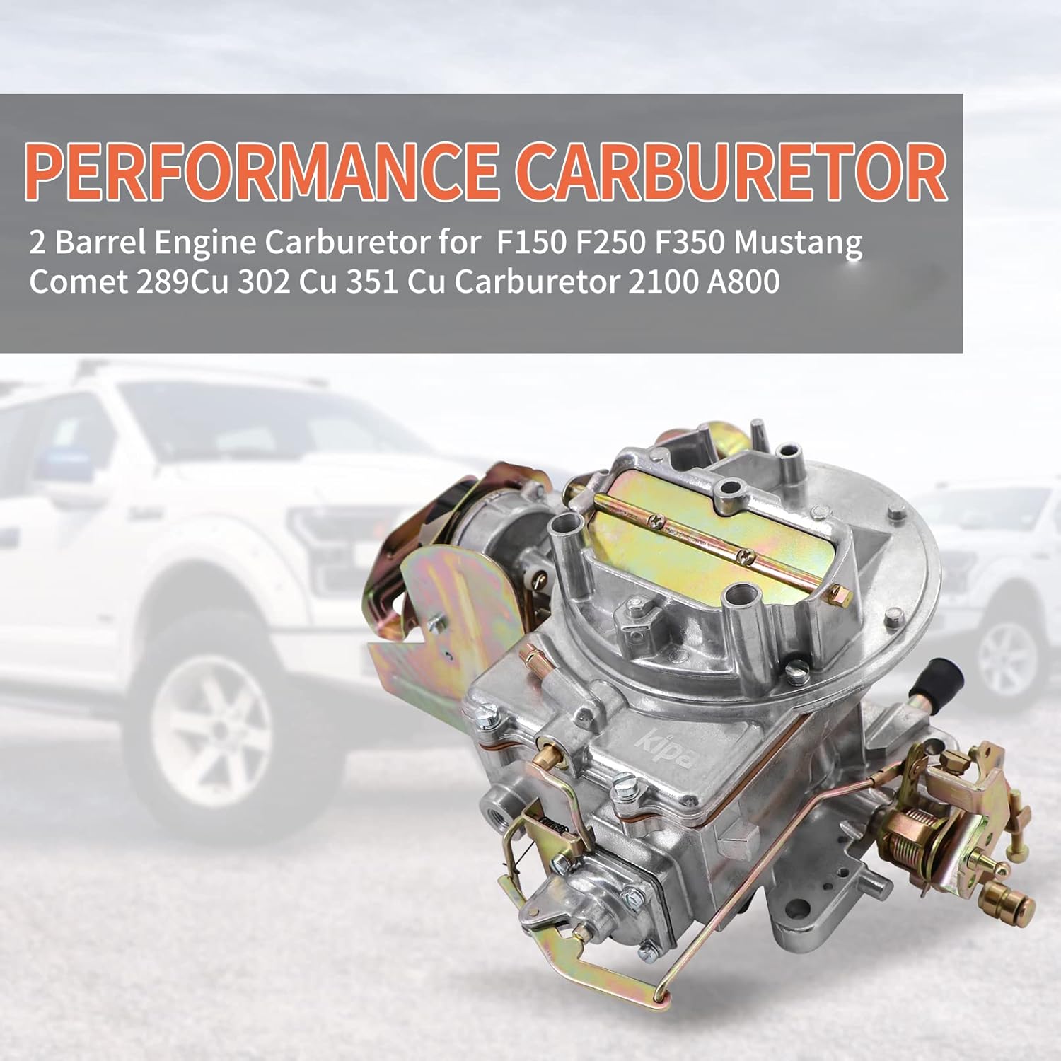 Carburetor 2-Barrel with Mounting Gasket A845