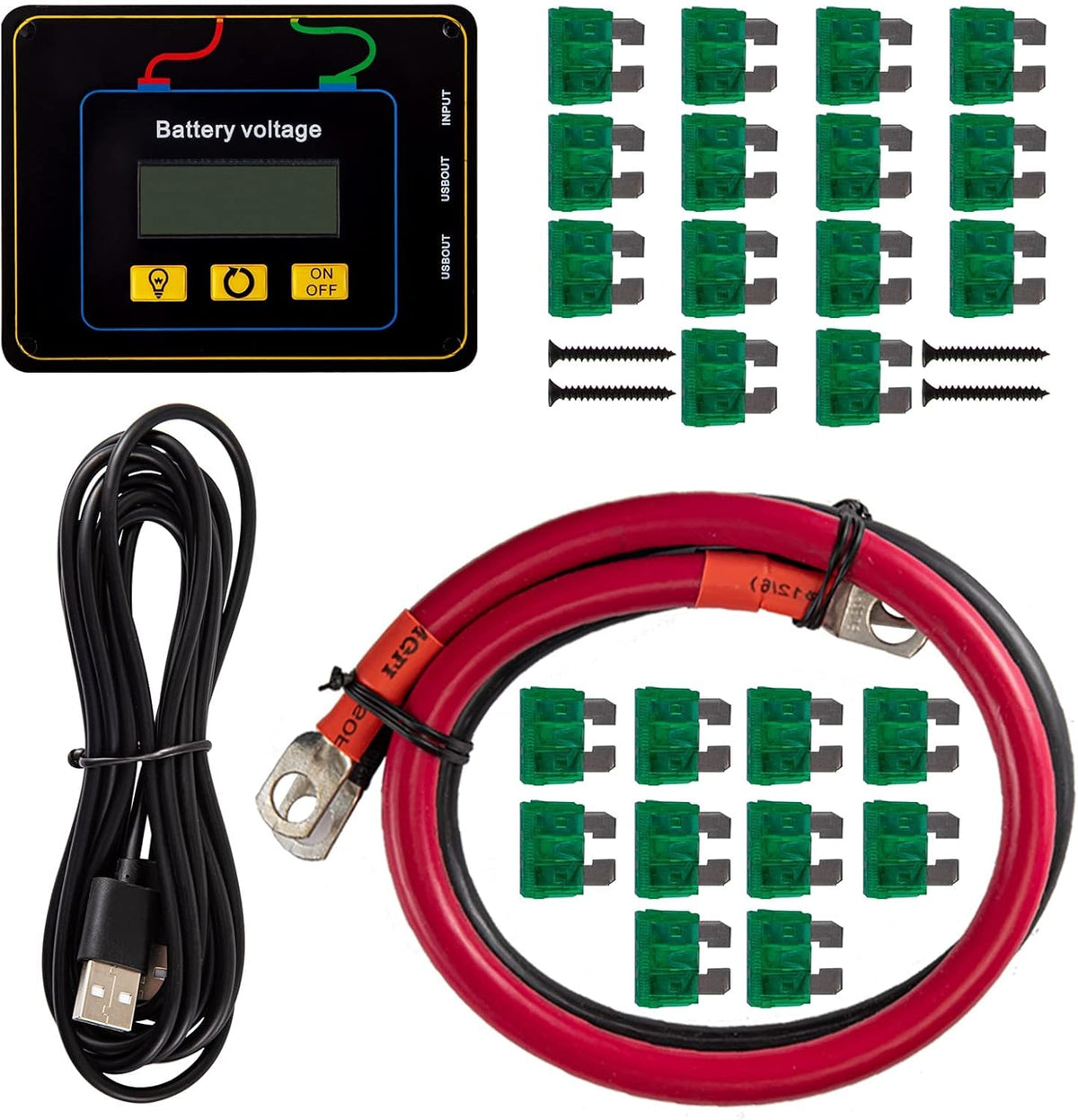 6000W Modified Sine Wave Power Inverter with LCD Display B7118