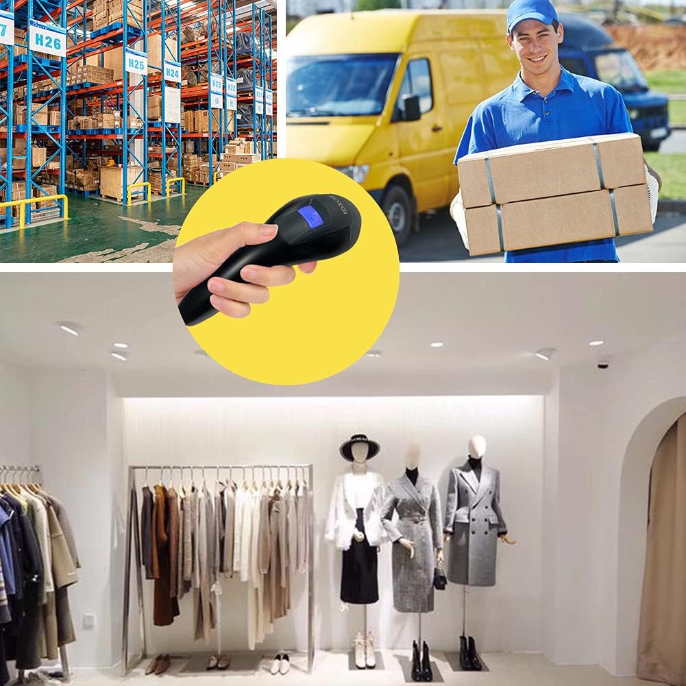 Wireless Bluetooth Barcode Scanner with USB Receiver H45271