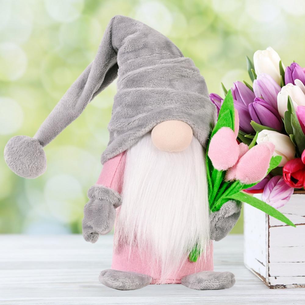 Tulip Gnome Doll Plush Stuffed Ornament R881