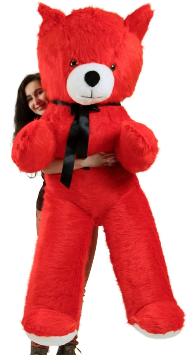 Giant 6 Foot Red Teddy Bear 72 Inches Soft V6809
