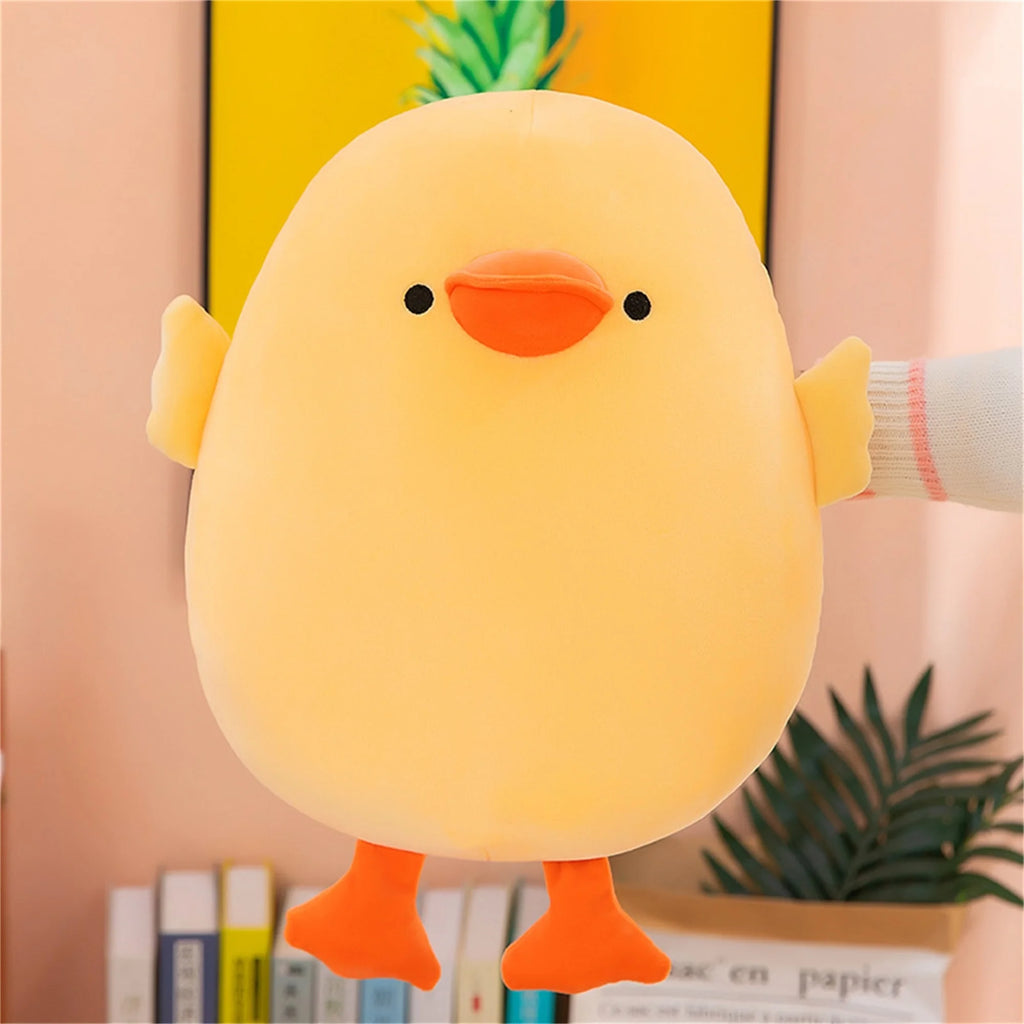 Cartoon Yellow Duck Stuffed Plush Doll Soft Pillow Toy H426