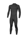 Black Chest Zip Full Wetsuit M486