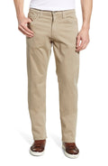 Beige Twill Relaxed Straight Pant P792411