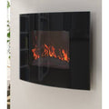 Curved Wall Mounted Electric Fireplace U27126