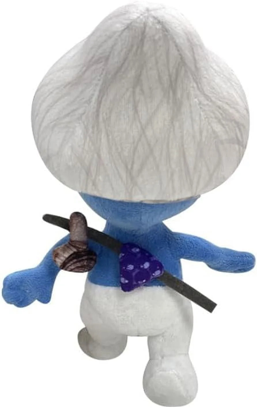 Blue Mushroom Cat Plush Toy 10'' Stuffed Animal Plushie Doll F5894