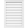 PVC Gable Vent with Brickm L117