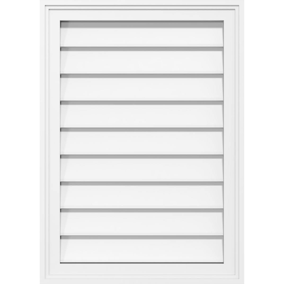 PVC Gable Vent with Brickm L117