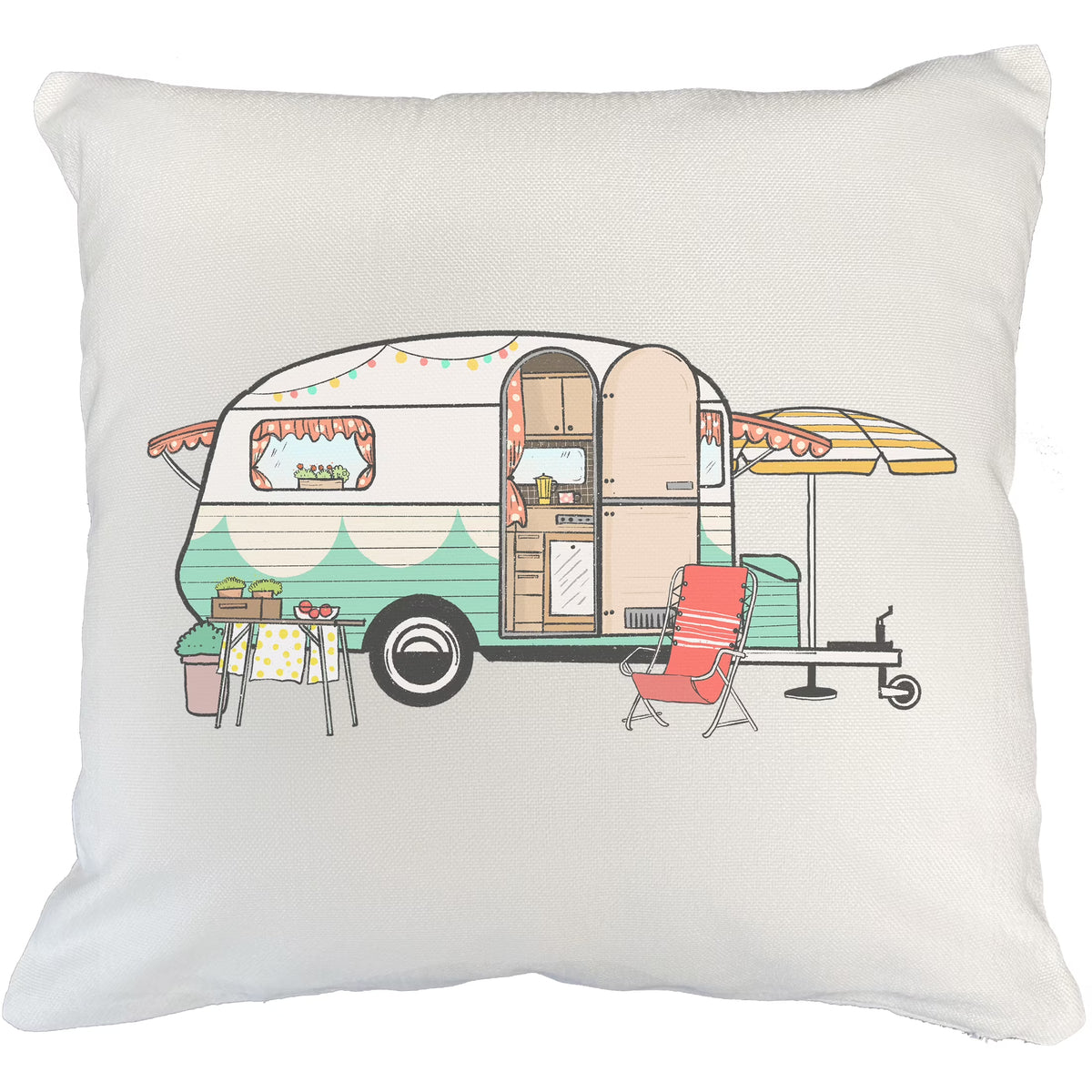 White Pillow Case 18X18 IN S719873