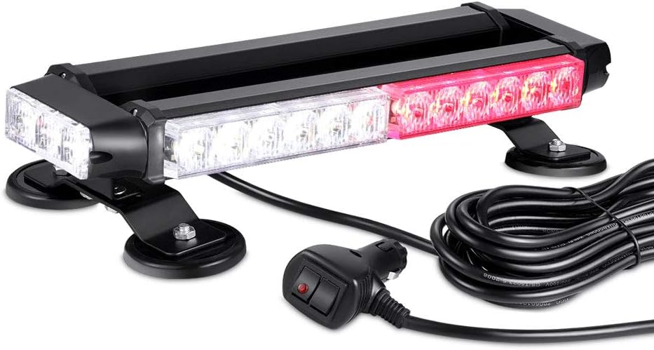 Red White LED Emergency Strobe Light Bar O2522
