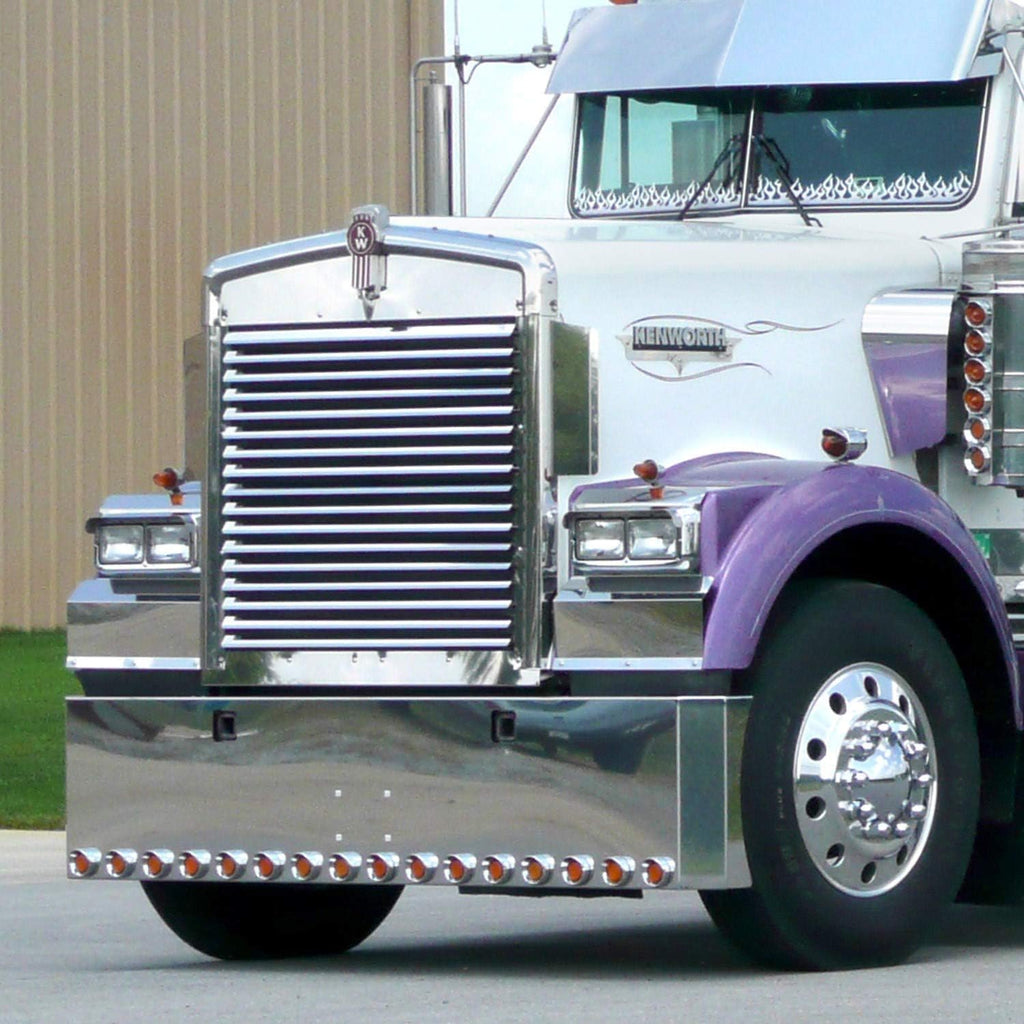 Stainless Steel Grille with 17 Louvered Bars V96859