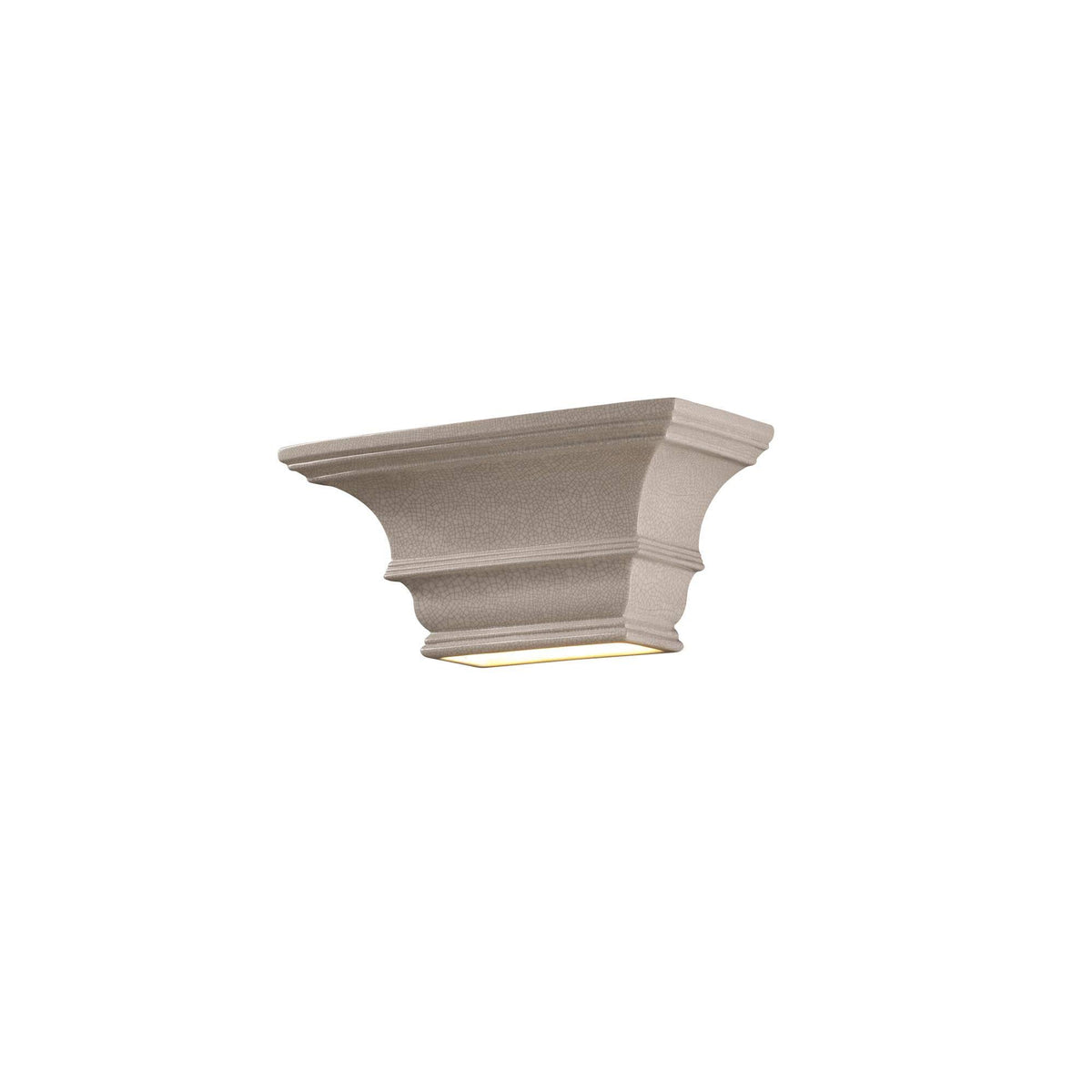 Rectangular Concave Glass Wall Sconce K91990