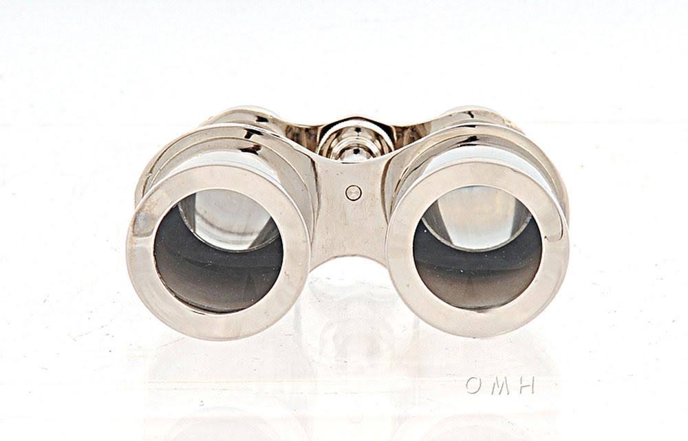 Brass Binocular with Leather Case Q650396