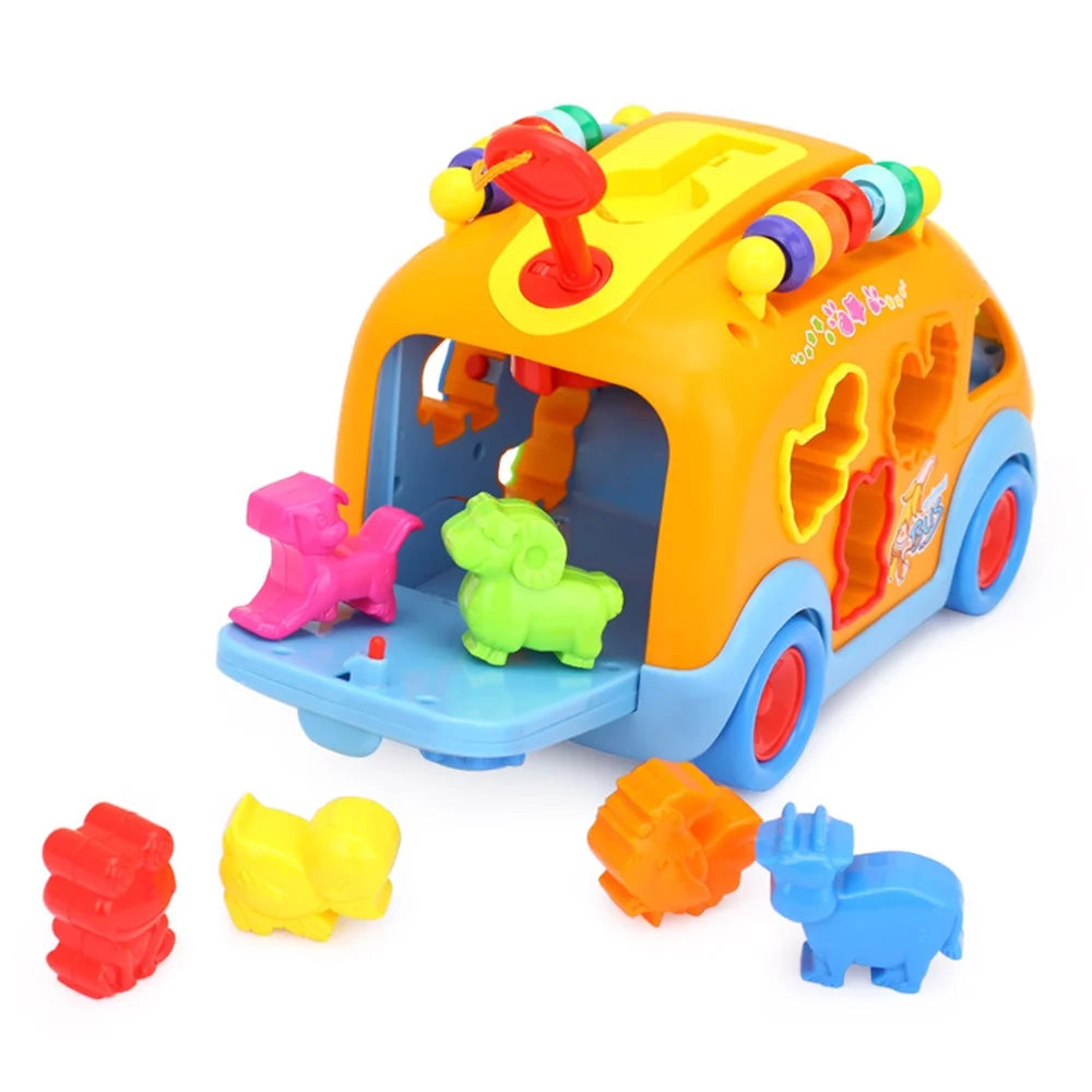 Toddler Music Bus Toy with Animal Matching K103