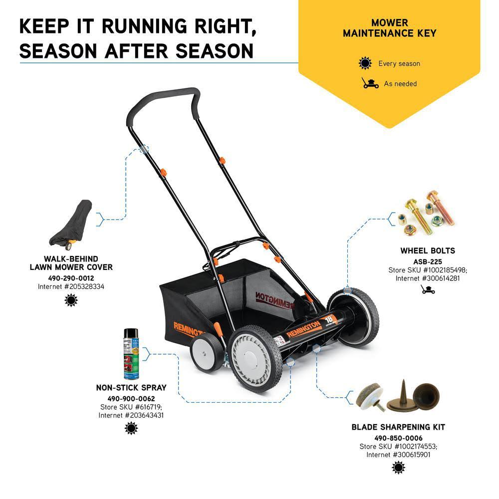 18x22 Push Reel Mower W5144
