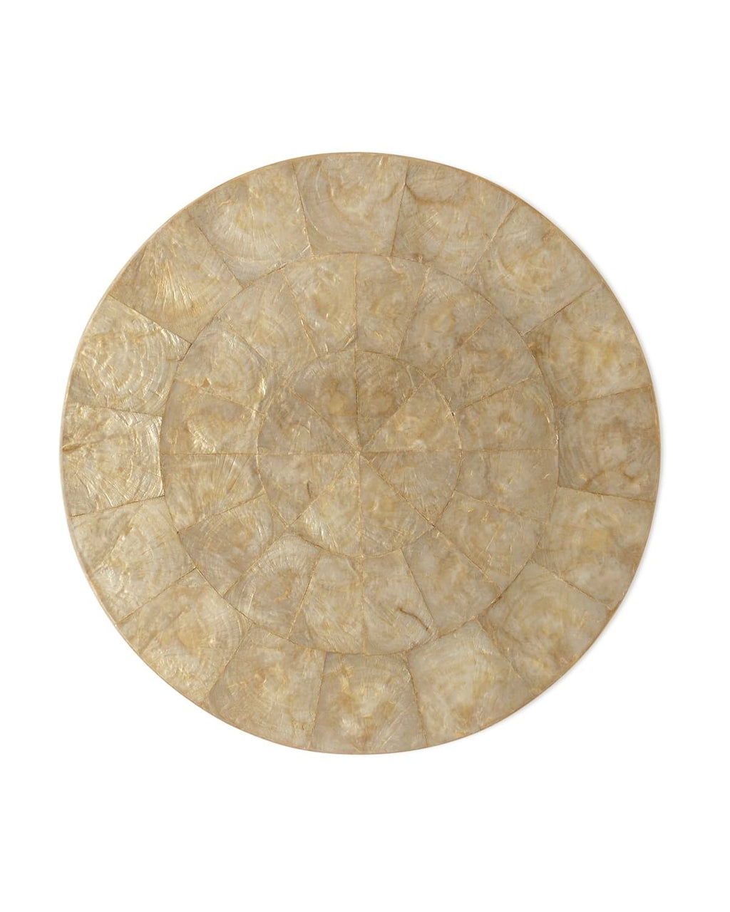 Champagne Round Capiz Placemat T141669