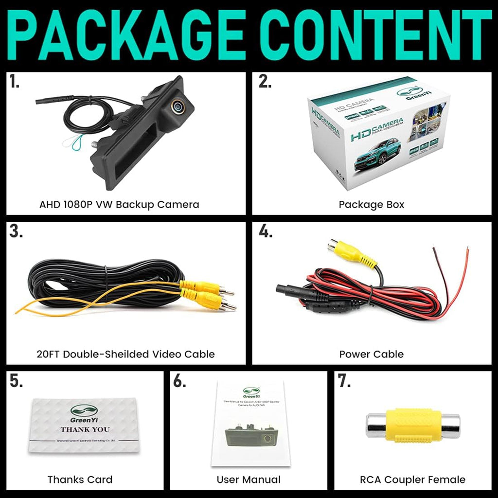 AHD 1080P Backup Camera Pack of 2 G426713