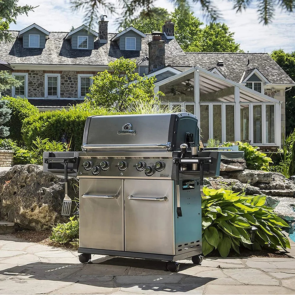 5-Burner Propane Gas Grill with Stainless Steel Grill Cover R85147