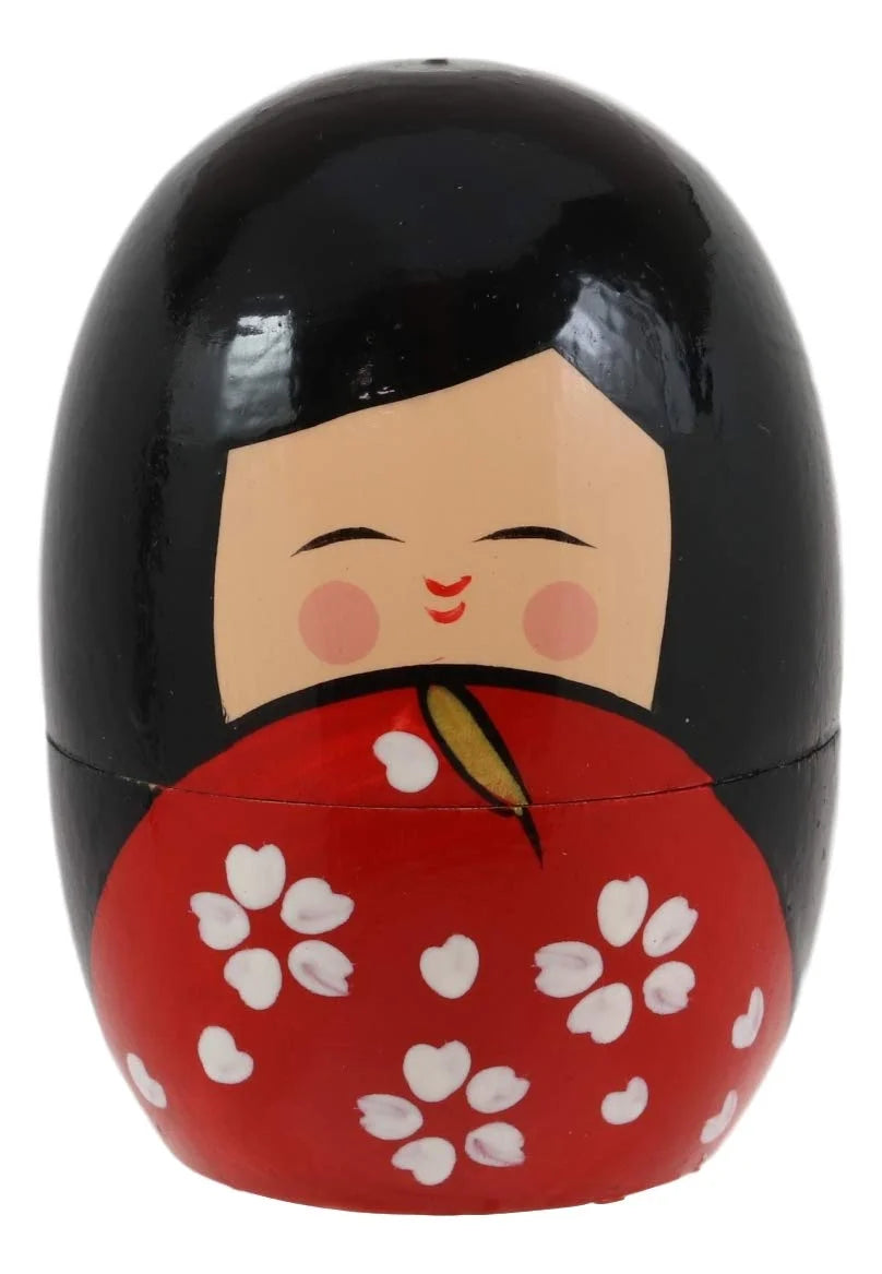 5 Piece Wooden Stacking Matryoshka Nesting Dolls Toy E826