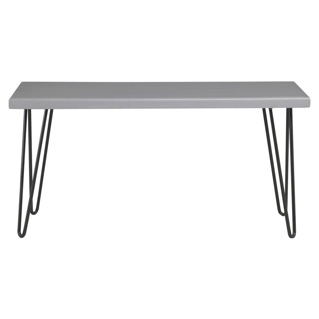 Wood Bench - Ebony - 44 x 10.5 x 16 O39942