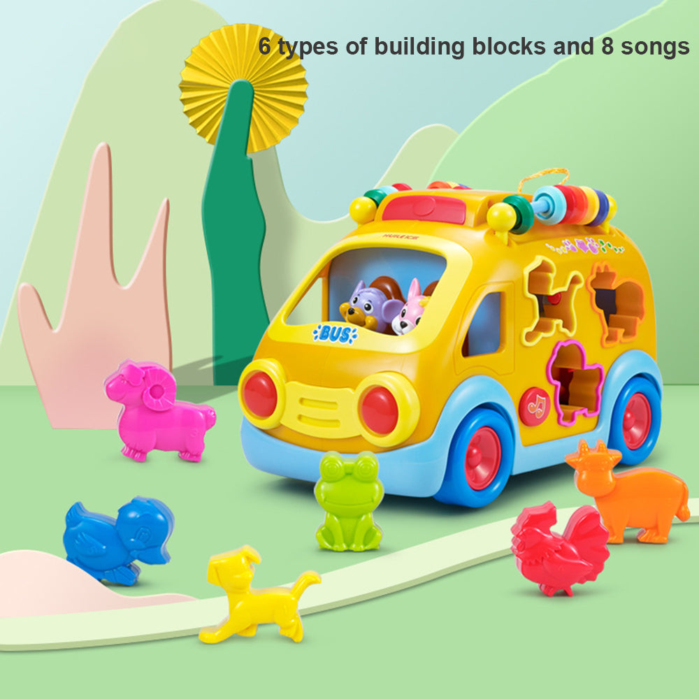 Toddler Music Bus Toy with Animal Matching K103