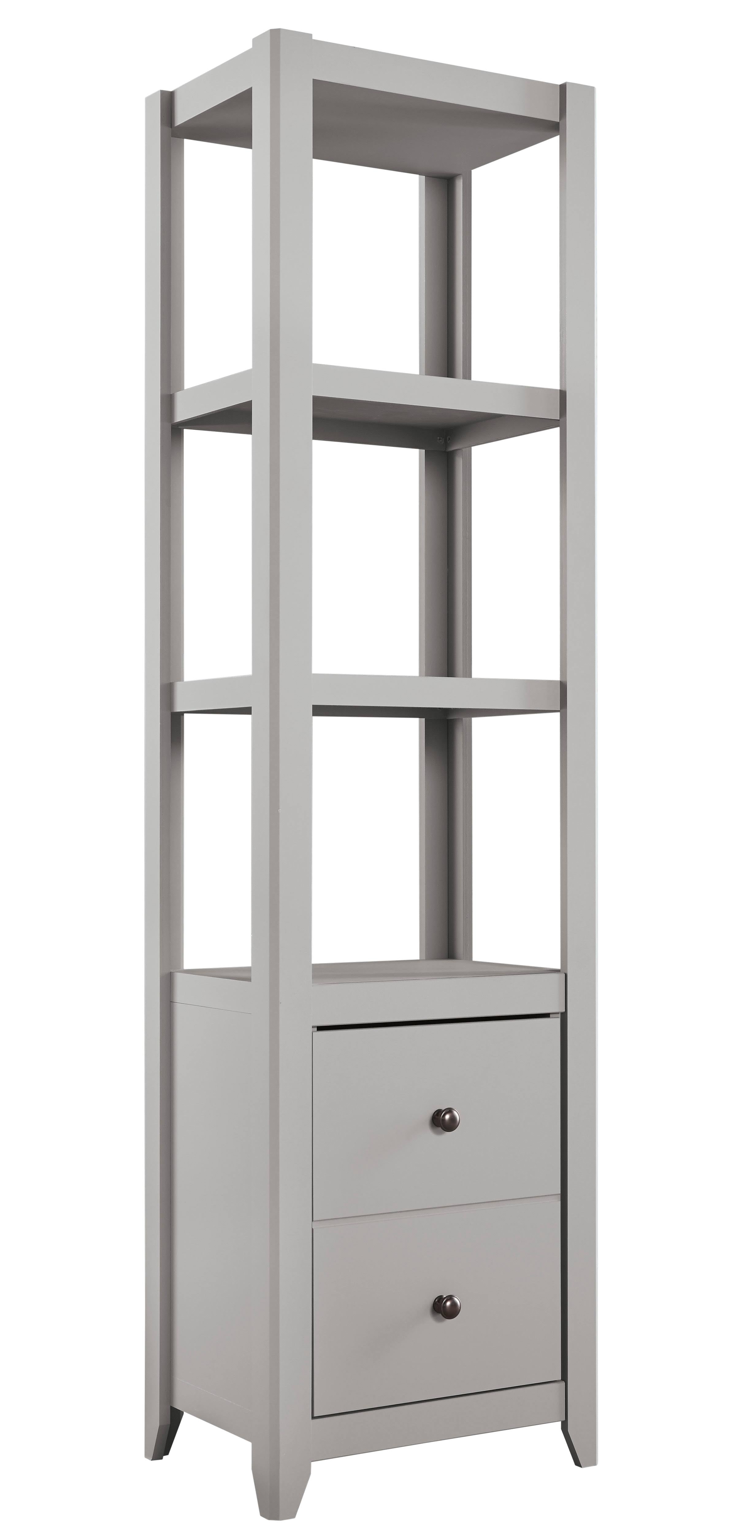 Gray Bookcase Y2602