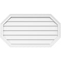 Horizontal Elongated Octagon PVC Gable Vent Y134