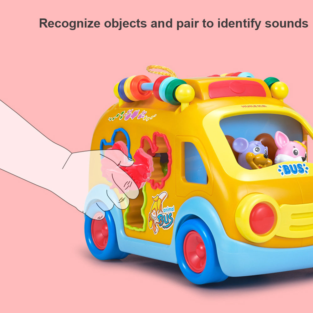 Toddler Music Bus Toy with Animal Matching K103