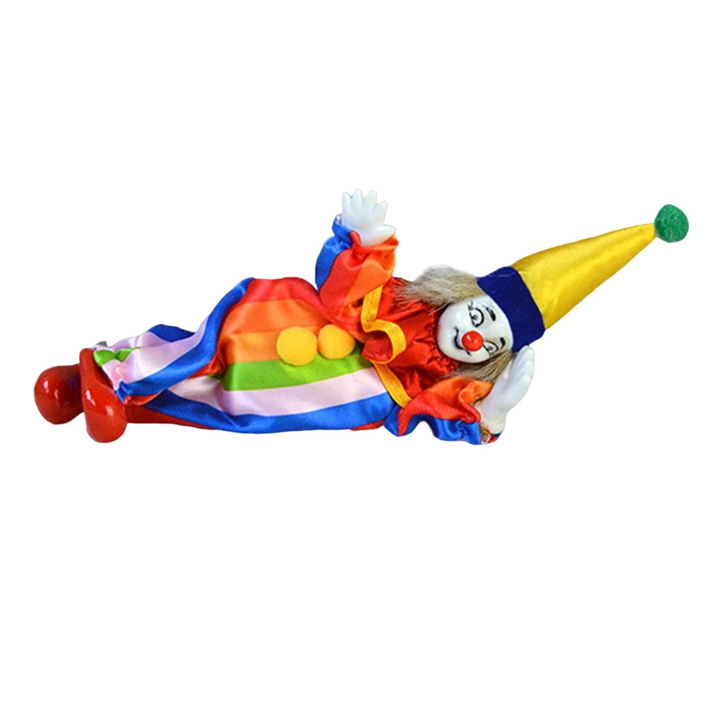 Porcelain Clown Doll with Movable Joints V4975
